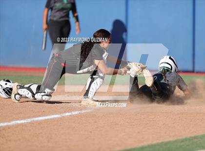 Thumbnail 1 in Reedley @ Fowler (CIF CS Softball Championships-Division 3) photogallery.