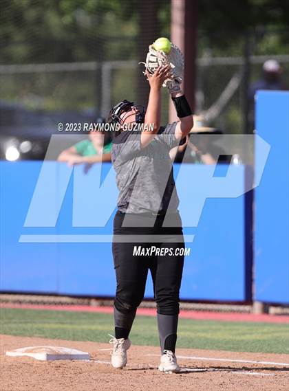 Thumbnail 1 in Reedley @ Fowler (CIF CS Softball Championships-Division 3) photogallery.