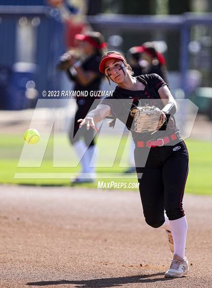 Thumbnail 2 in Reedley @ Fowler (CIF CS Softball Championships-Division 3) photogallery.