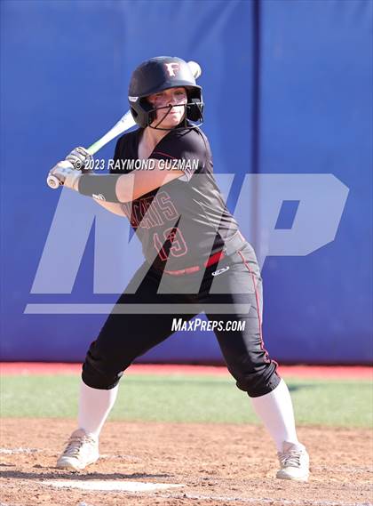 Thumbnail 2 in Reedley @ Fowler (CIF CS Softball Championships-Division 3) photogallery.