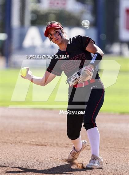 Thumbnail 1 in Reedley @ Fowler (CIF CS Softball Championships-Division 3) photogallery.