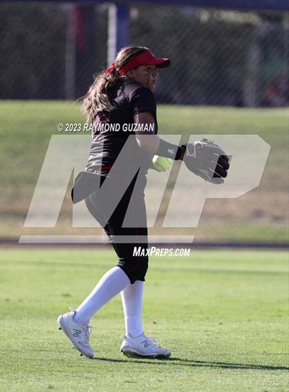 Thumbnail 2 in Reedley @ Fowler (CIF CS Softball Championships-Division 3) photogallery.