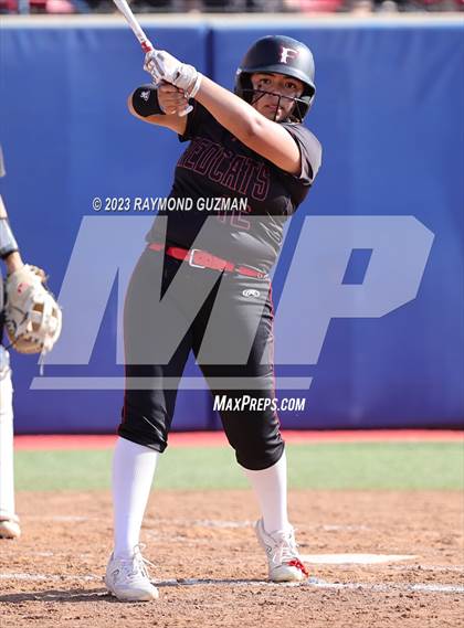 Thumbnail 2 in Reedley @ Fowler (CIF CS Softball Championships-Division 3) photogallery.