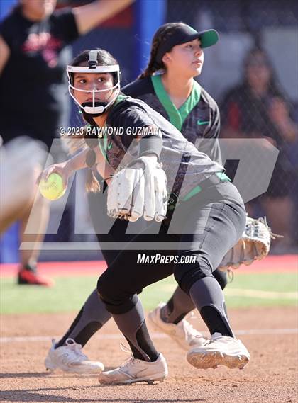 Thumbnail 2 in Reedley @ Fowler (CIF CS Softball Championships-Division 3) photogallery.