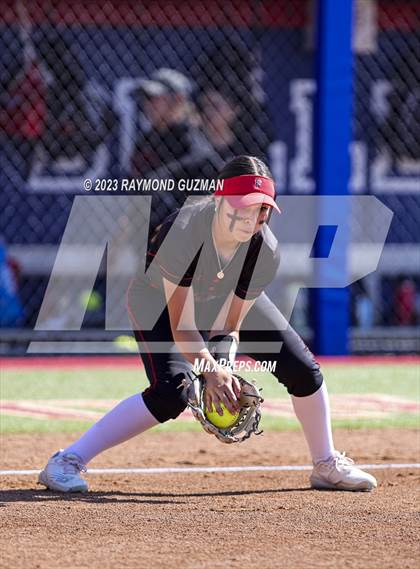 Thumbnail 2 in Reedley @ Fowler (CIF CS Softball Championships-Division 3) photogallery.