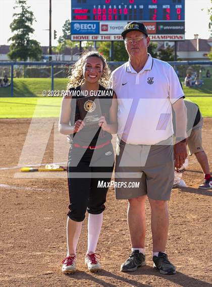 Thumbnail 2 in Reedley @ Fowler (CIF CS Softball Championships-Division 3) photogallery.