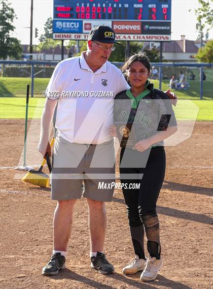 Thumbnail 1 in Reedley @ Fowler (CIF CS Softball Championships-Division 3) photogallery.