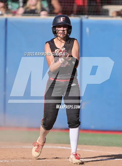 Thumbnail 3 in Reedley @ Fowler (CIF CS Softball Championships-Division 3) photogallery.