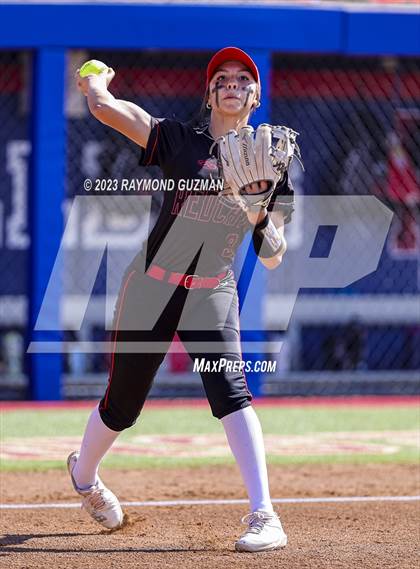 Thumbnail 1 in Reedley @ Fowler (CIF CS Softball Championships-Division 3) photogallery.