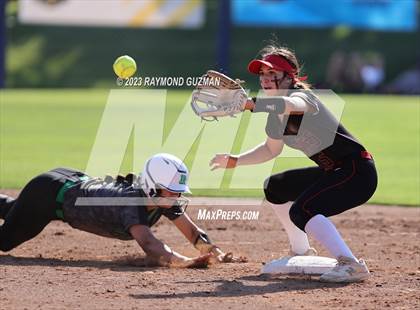 Thumbnail 1 in Reedley @ Fowler (CIF CS Softball Championships-Division 3) photogallery.