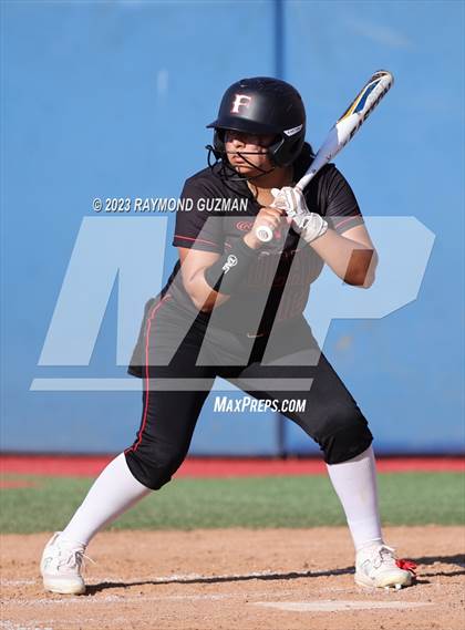 Thumbnail 3 in Reedley @ Fowler (CIF CS Softball Championships-Division 3) photogallery.