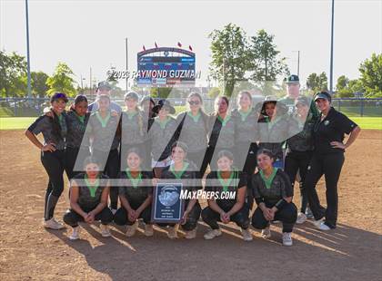 Thumbnail 2 in Reedley @ Fowler (CIF CS Softball Championships-Division 3) photogallery.