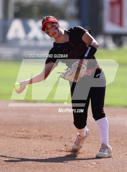 Thumbnail 1 in Reedley @ Fowler (CIF CS Softball Championships-Division 3) photogallery.