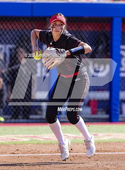 Thumbnail 3 in Reedley @ Fowler (CIF CS Softball Championships-Division 3) photogallery.