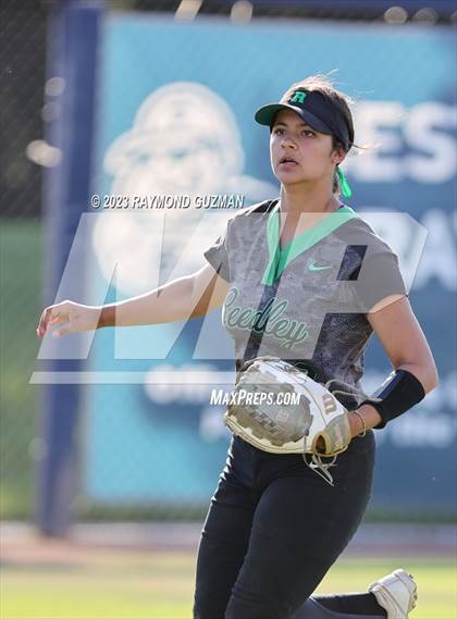 Thumbnail 1 in Reedley @ Fowler (CIF CS Softball Championships-Division 3) photogallery.