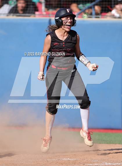 Thumbnail 3 in Reedley @ Fowler (CIF CS Softball Championships-Division 3) photogallery.