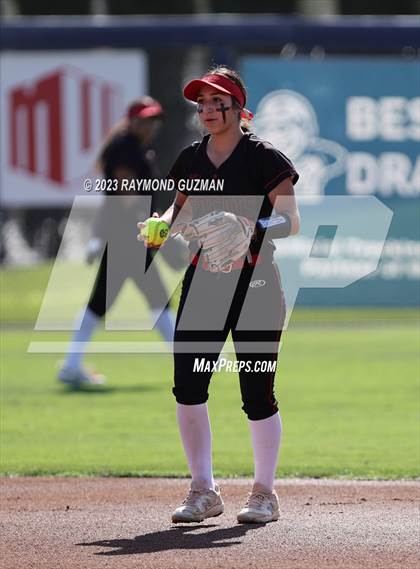Thumbnail 2 in Reedley @ Fowler (CIF CS Softball Championships-Division 3) photogallery.