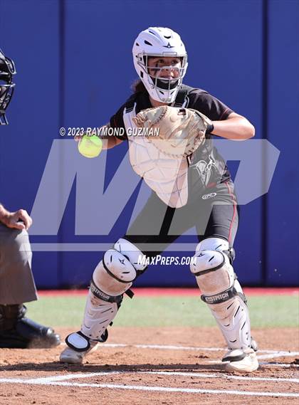 Thumbnail 1 in Reedley @ Fowler (CIF CS Softball Championships-Division 3) photogallery.
