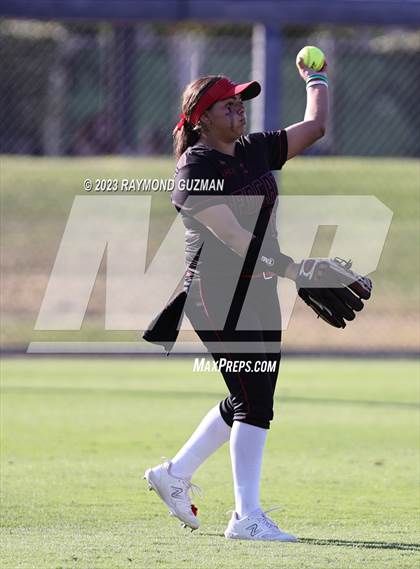 Thumbnail 1 in Reedley @ Fowler (CIF CS Softball Championships-Division 3) photogallery.