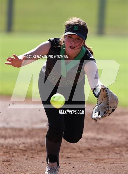Thumbnail 1 in Reedley @ Fowler (CIF CS Softball Championships-Division 3) photogallery.