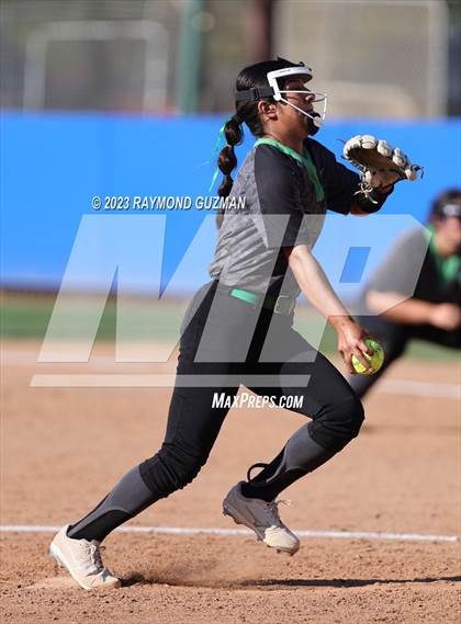 Thumbnail 2 in Reedley @ Fowler (CIF CS Softball Championships-Division 3) photogallery.