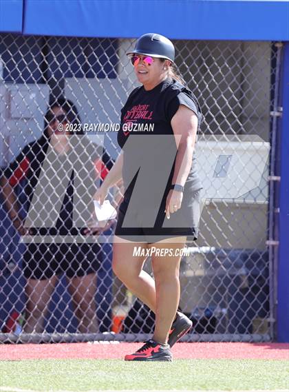 Thumbnail 1 in Reedley @ Fowler (CIF CS Softball Championships-Division 3) photogallery.