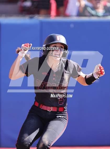 Thumbnail 1 in Reedley @ Fowler (CIF CS Softball Championships-Division 3) photogallery.