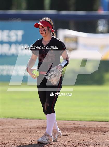 Thumbnail 3 in Reedley @ Fowler (CIF CS Softball Championships-Division 3) photogallery.