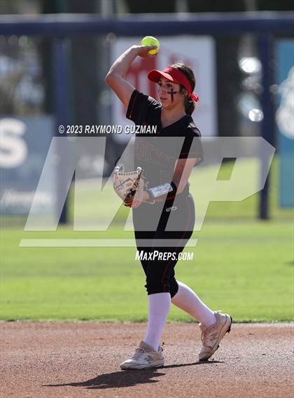Thumbnail 1 in Reedley @ Fowler (CIF CS Softball Championships-Division 3) photogallery.