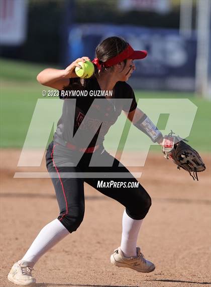 Thumbnail 1 in Reedley @ Fowler (CIF CS Softball Championships-Division 3) photogallery.