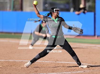 Thumbnail 1 in Reedley @ Fowler (CIF CS Softball Championships-Division 3) photogallery.