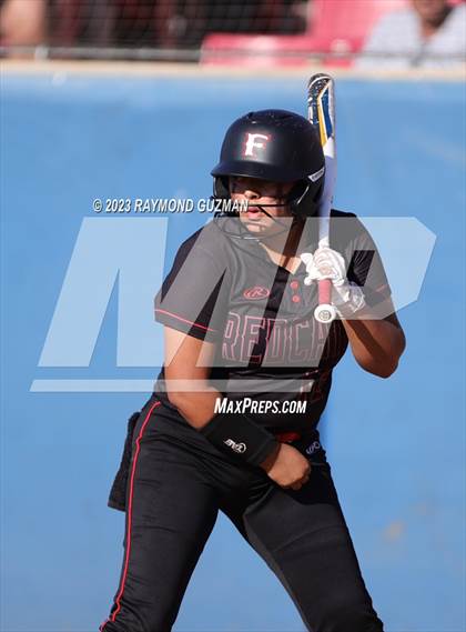 Thumbnail 1 in Reedley @ Fowler (CIF CS Softball Championships-Division 3) photogallery.
