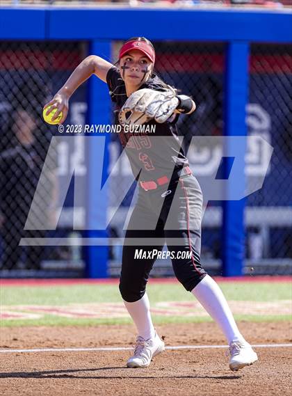 Thumbnail 2 in Reedley @ Fowler (CIF CS Softball Championships-Division 3) photogallery.