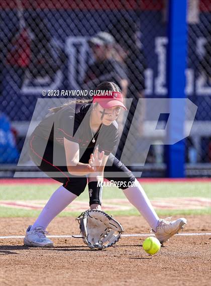 Thumbnail 1 in Reedley @ Fowler (CIF CS Softball Championships-Division 3) photogallery.