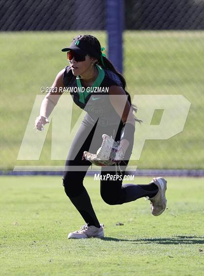 Thumbnail 2 in Reedley @ Fowler (CIF CS Softball Championships-Division 3) photogallery.
