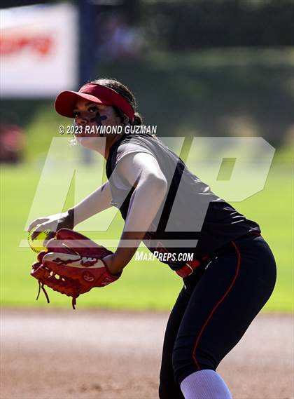 Thumbnail 3 in Reedley @ Fowler (CIF CS Softball Championships-Division 3) photogallery.