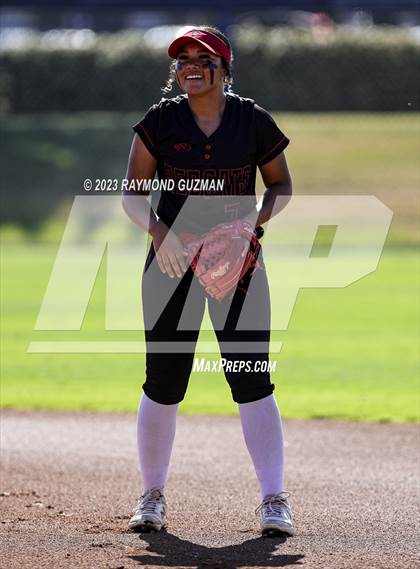 Thumbnail 1 in Reedley @ Fowler (CIF CS Softball Championships-Division 3) photogallery.
