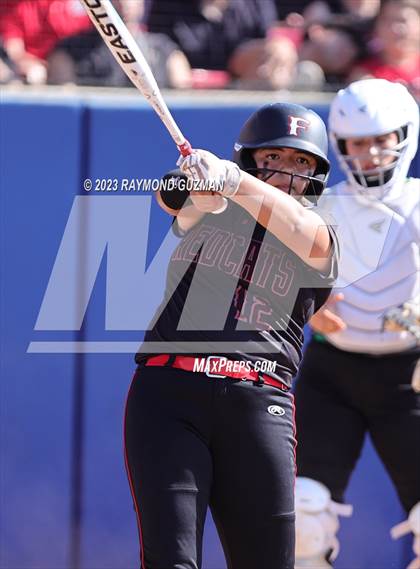 Thumbnail 2 in Reedley @ Fowler (CIF CS Softball Championships-Division 3) photogallery.