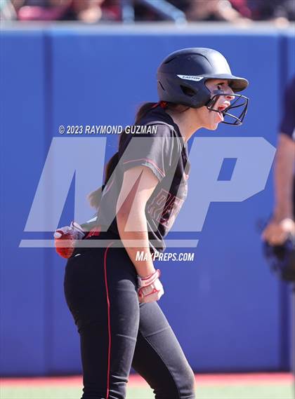 Thumbnail 2 in Reedley @ Fowler (CIF CS Softball Championships-Division 3) photogallery.
