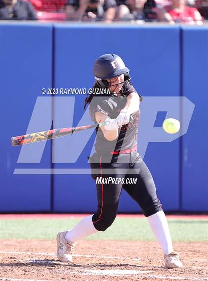 Thumbnail 3 in Reedley @ Fowler (CIF CS Softball Championships-Division 3) photogallery.