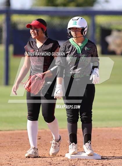 Thumbnail 3 in Reedley @ Fowler (CIF CS Softball Championships-Division 3) photogallery.