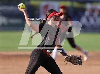 Thumbnail 2 in Reedley @ Fowler (CIF CS Softball Championships-Division 3) photogallery.
