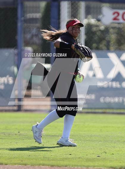 Thumbnail 3 in Reedley @ Fowler (CIF CS Softball Championships-Division 3) photogallery.