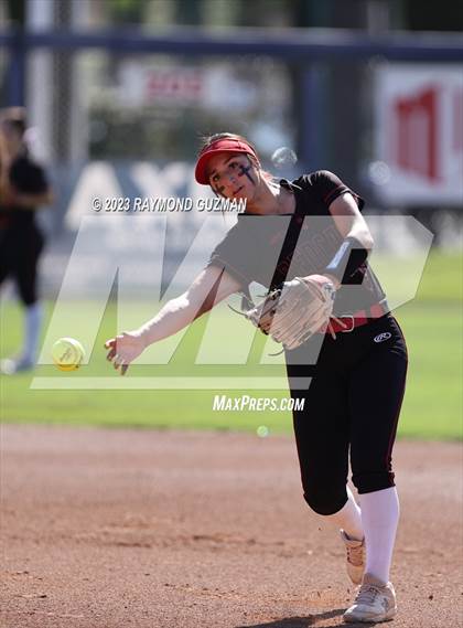 Thumbnail 2 in Reedley @ Fowler (CIF CS Softball Championships-Division 3) photogallery.