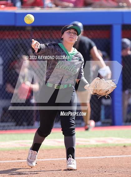 Thumbnail 1 in Reedley @ Fowler (CIF CS Softball Championships-Division 3) photogallery.