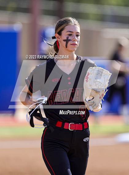Thumbnail 1 in Reedley @ Fowler (CIF CS Softball Championships-Division 3) photogallery.