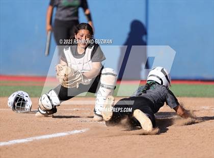 Thumbnail 3 in Reedley @ Fowler (CIF CS Softball Championships-Division 3) photogallery.