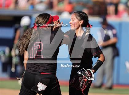 Thumbnail 3 in Reedley @ Fowler (CIF CS Softball Championships-Division 3) photogallery.