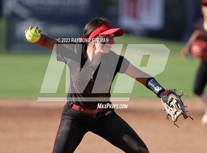 Thumbnail 3 in Reedley @ Fowler (CIF CS Softball Championships-Division 3) photogallery.