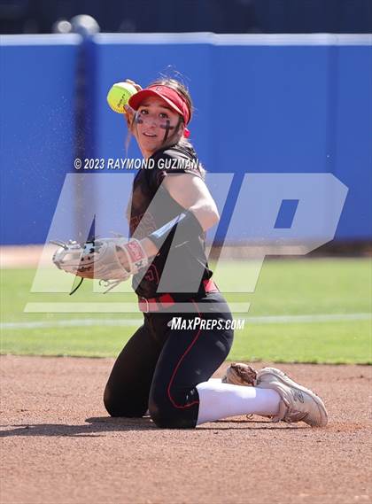 Thumbnail 1 in Reedley @ Fowler (CIF CS Softball Championships-Division 3) photogallery.